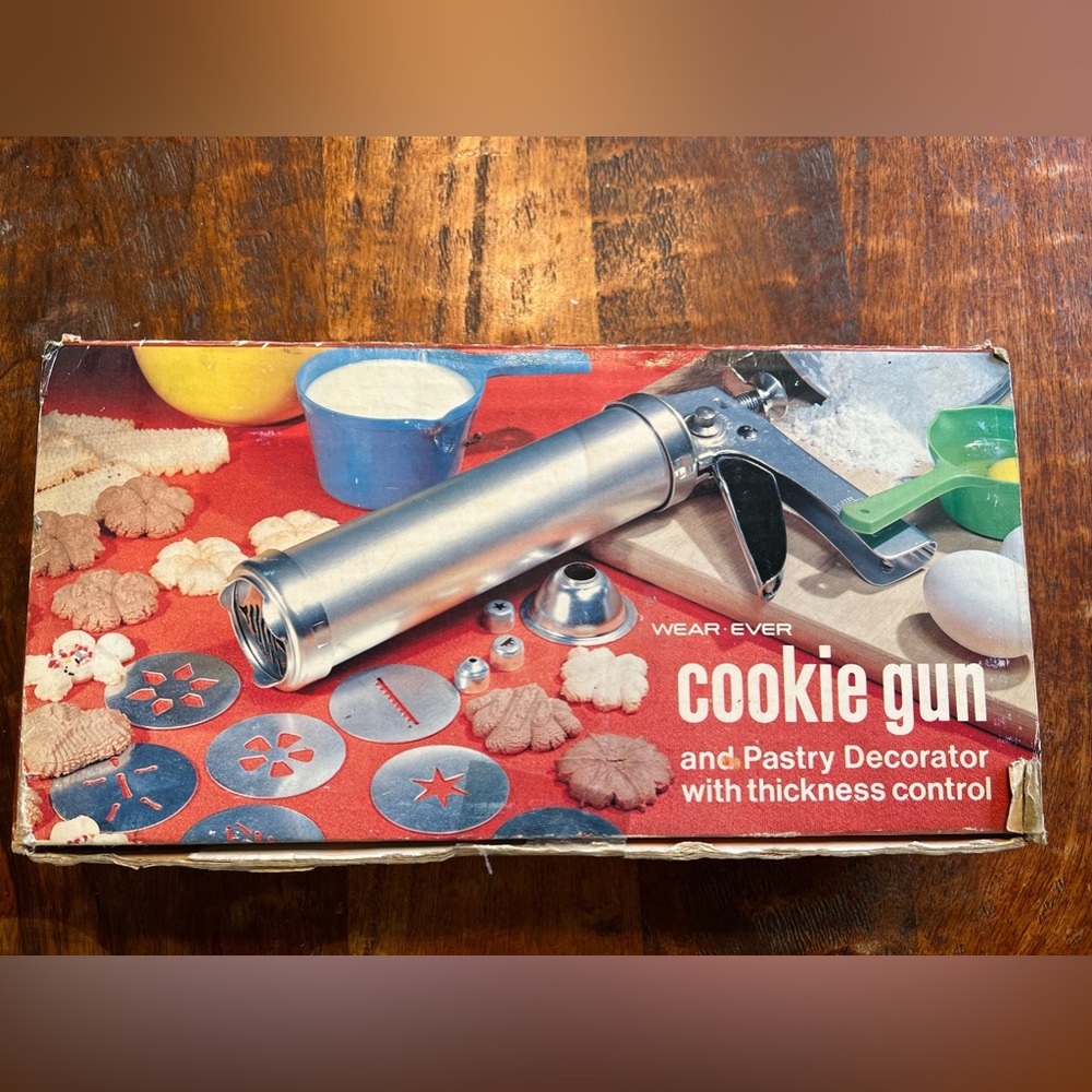 Vintage cookie gun